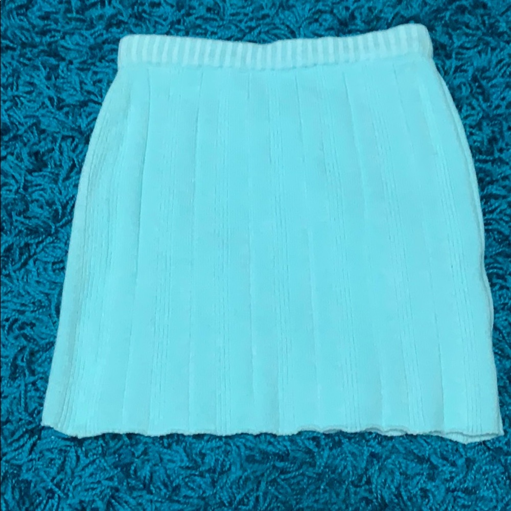 Girls blue knit skirt Sz S American Apparel
